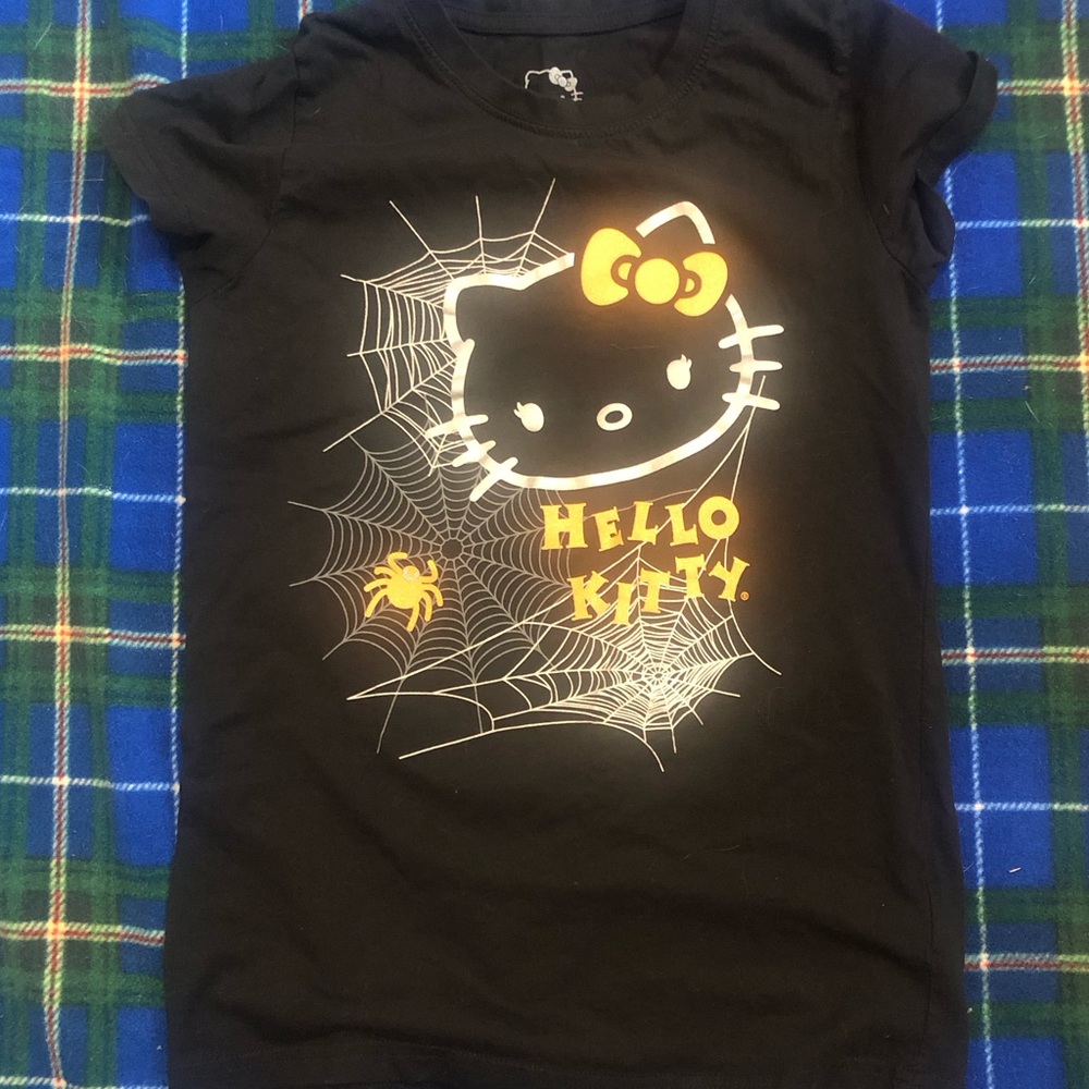 Hello Kitty Halloween black T-shirt - Picture 1 of 5